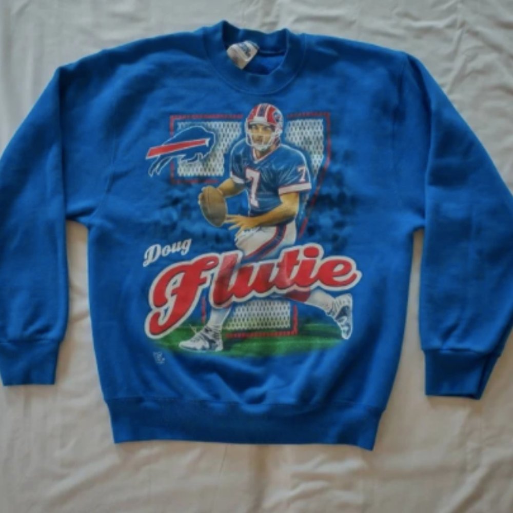 Vintage 90's Buffalo Bills Doug Flutie Sweatshirt